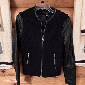 H&M Faux Leather Moto Jacket